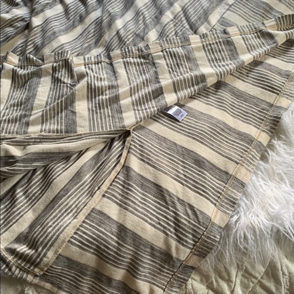 Copy- Free People Unisex FP Beach Boho Striped Kaftan Maxi Dress Coverup - Picture 7 of 7